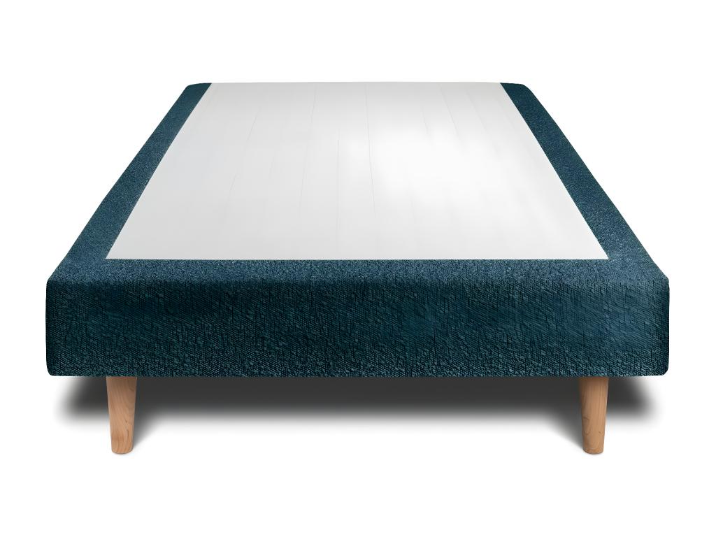 Nobellea Upholstered Bed Base, Blue, 100x200cm, H35cm, GHWT39731
