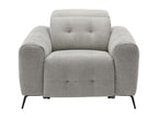 Nobellea electric armchair in grey fabric Nobellea ZTEU80436