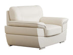 Nobellea Leather Armchair - Ivory UHXN53570