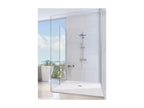 Nobellea Slim White 95x140 cm Shower Tray in Synthetic Resin and Marble Powder with Free Drain EZHV29275