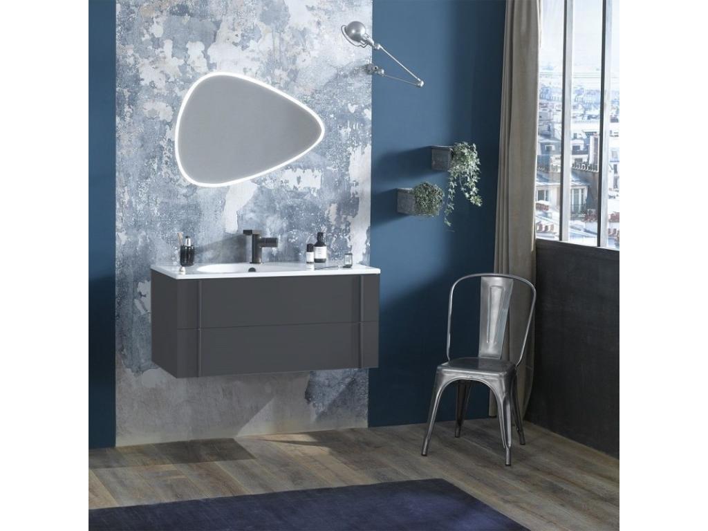 Boisona 120cm Glossy White Bathroom Vanity Unit AKXI07146