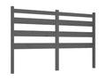 Grey Headboard 156x4x100 cm Solid Pine Wood TFWP42311
