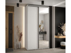 Nobellea 3 Sliding Door Wardrobe 235.2/140/45 2 Doors White/White/Silver BVAH19238