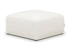 Modular pouf/footrest in ecru loop fabric - Dekonao RHVT59584