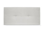 Nobellea Fabric Headboard with Buttons 95x50cm for 90cm Beds - Grey Nobellea HZXK78344