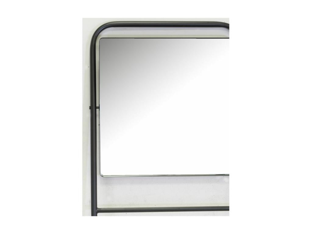 Metal ladder mirror with towel rack OYYS98432