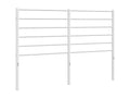 White metal headboard 120cm JRJS67247