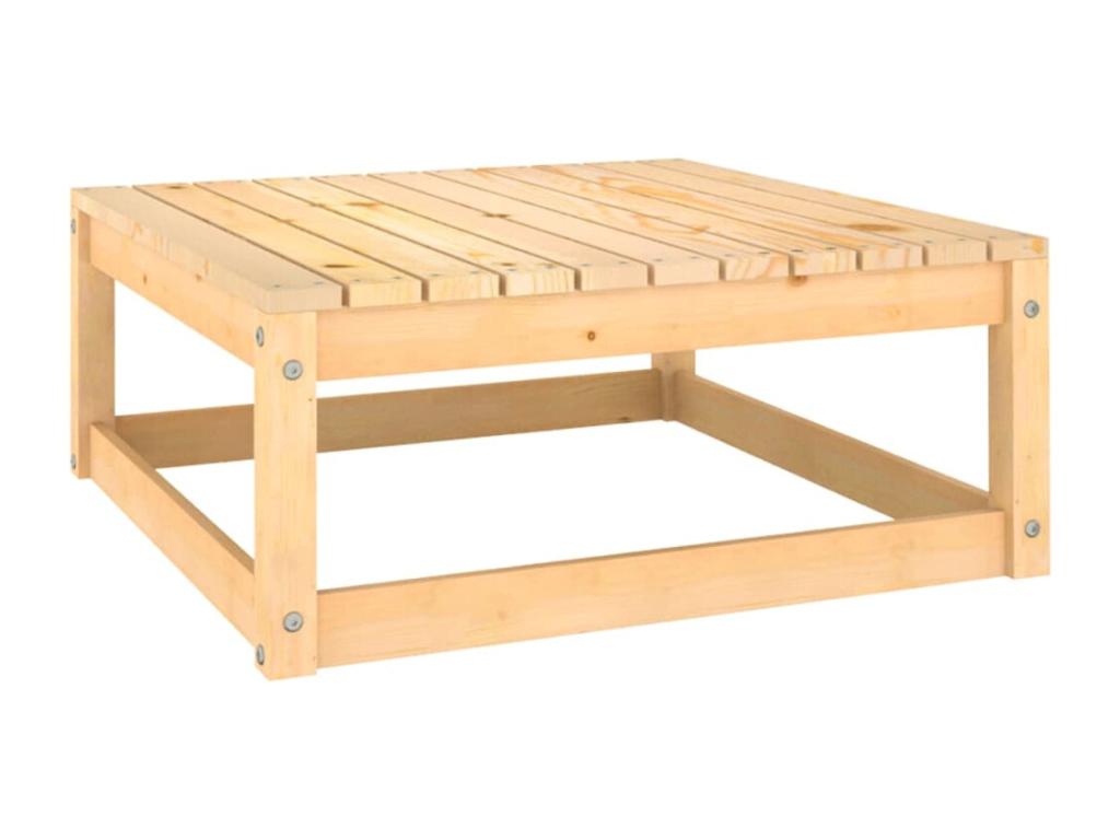 11-piece garden furniture set with cushions, solid pine wood, TOTY70757