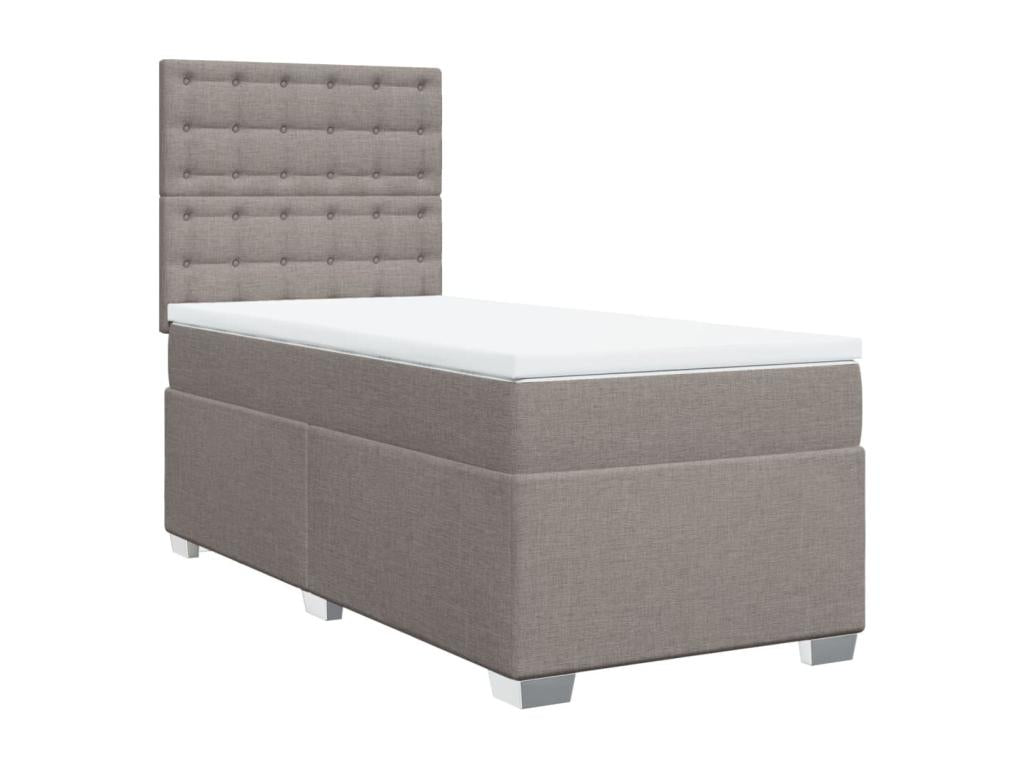 Nobellea bed base with Nobellea mattress 90x190 cm Fabric WWUY77109
