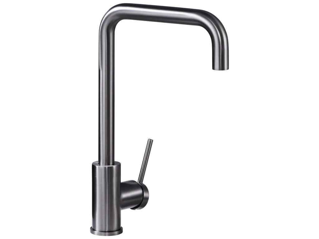 Nobellea Black Gun Metal PVD Kitchen Mixer Tap with Brass Body and 35mm Ceramic Cartridge. QIYH38889