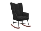 Black Velvet Rocking Chair 4 WHPS23736