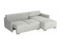 Dekonao 226 Yellow Corner Sofa with Sleeping Function and Bedding Box, 240x155x87cm YTUJ30316