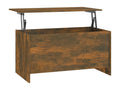 Smoked Oak Coffee Table 102x55.5x52.5 cm Engineered Wood VZVX19255