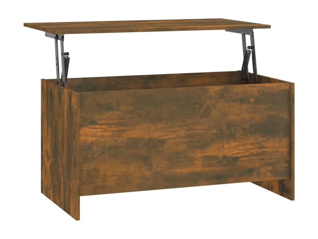 Smoked Oak Coffee Table 102x55.5x52.5 cm Engineered Wood VZVX19255