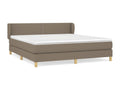 Dekonao bed base with Dekonao mattress 180x200 cm Fabric NMZW32537
