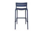 Nobellea blue plastic patio high chair LHBD42416