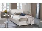 Nobellea bed size Nobellea storage bed with eco-leather upholstery Made in Italy Front opening with 120x200 cm mattress included White MGDK99995