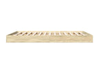 Nobellea oak bed frame 160x200 cm engineered wood SAVE79246