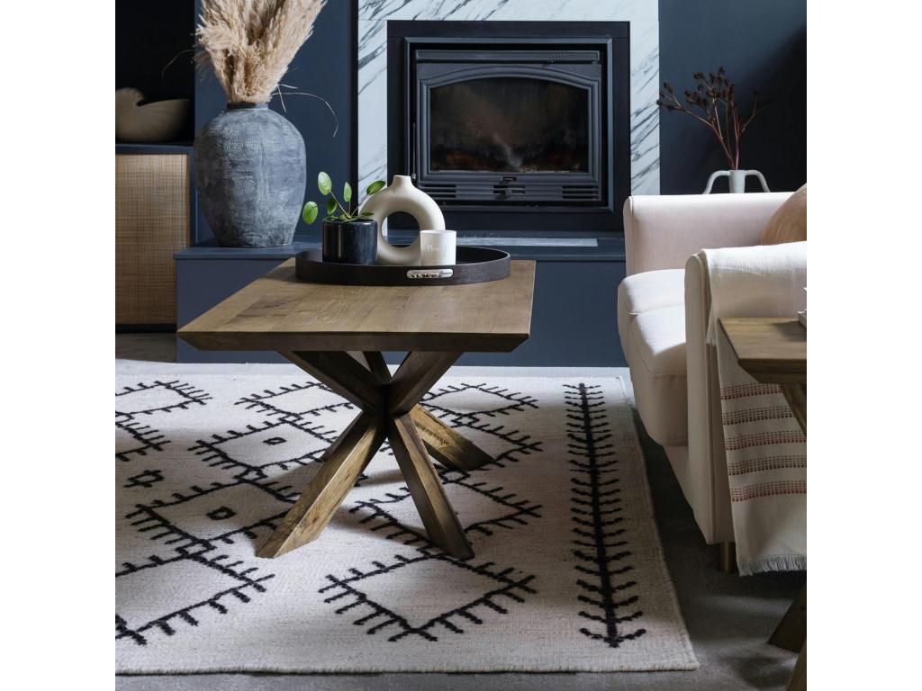 Modern oak coffee table 120 cm Nobellea CRHM05687